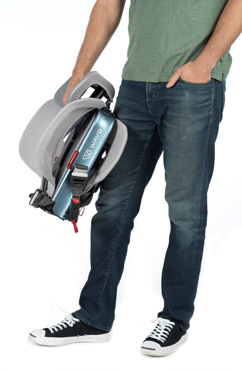 WAYB Pico Forward Facing Travel Car Seat + Travel Bag - Ocean