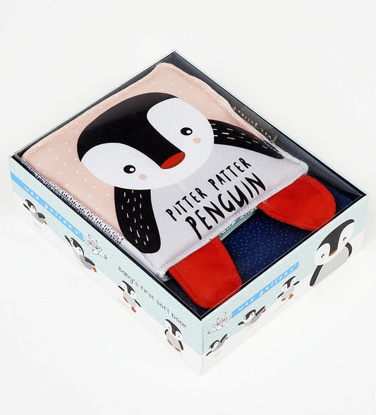 Wee Gallery Baby's First Soft Book - Pitter Patter Penguin - 9781682970515