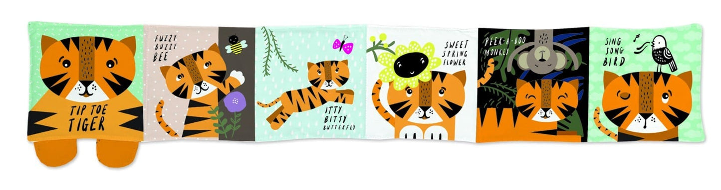 Wee Gallery Baby's First Soft Book - Tip Toe Tiger - 9781682970508