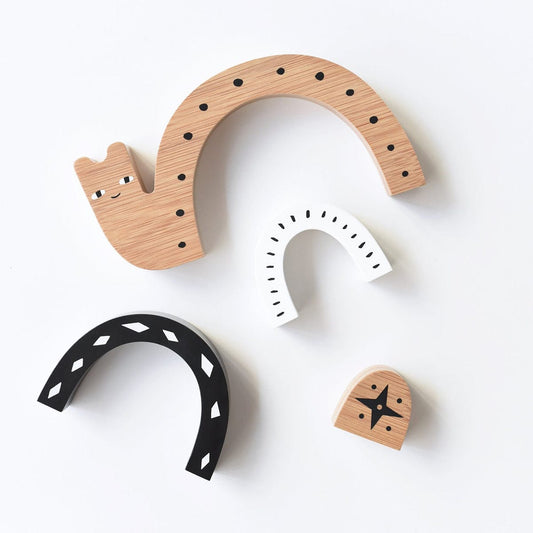 Wee Gallery Bamboo Nesting Snail - WG5004