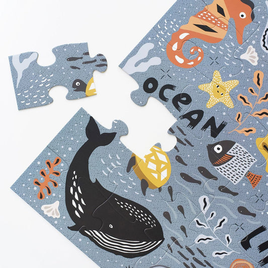 Wee Gallery Floor Puzzle - Ocean Life - WG172