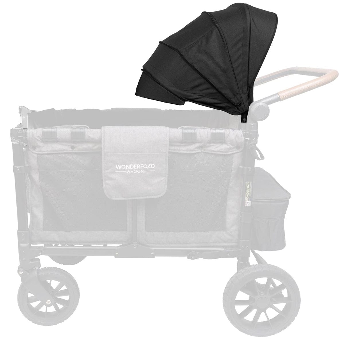 WonderFold W2 2.0 Retractable Stroller Canopy - W2SRSC