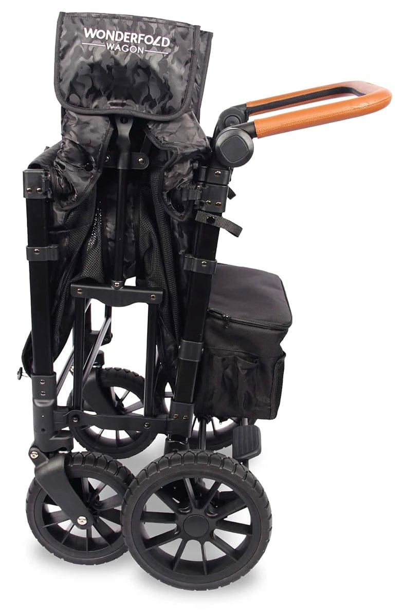 Wonderfold W2 Luxe Multifunctional Double (2 seater) Stroller Wagon - Black Camo - W2-2S-CAMOUFLAGE
