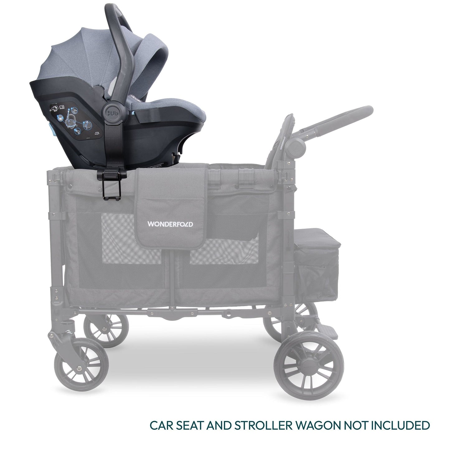WonderFold W2 Series Car Seat Adapter - UPPAbaby - W2CSA-UPB