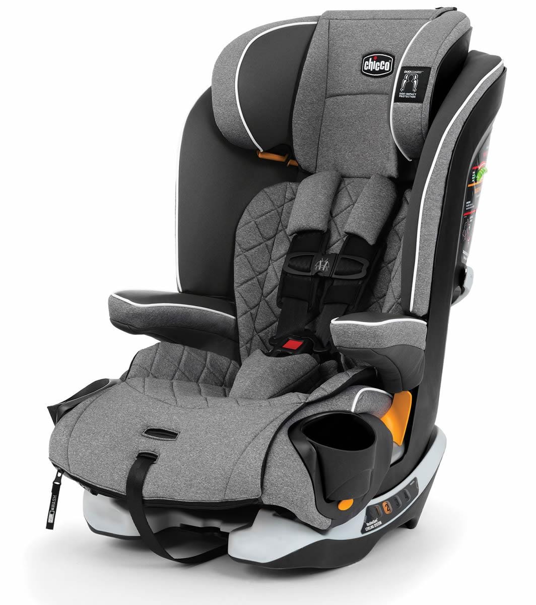 Chicco OPEN BOX MyFit Zip Harness Booster Car Seat - Granite - 05079560650070-OB