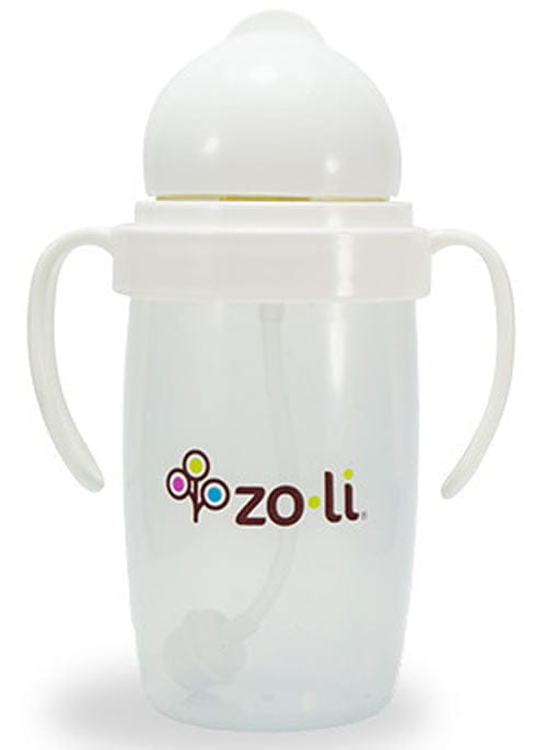 ZoLi Bot 2.0 10 oz Straw Sippy Cup - White - BF16BOT2W1