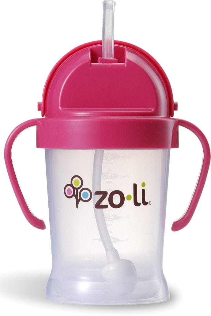 ZoLi BOT 6 oz Straw Sippy Cup - Pink