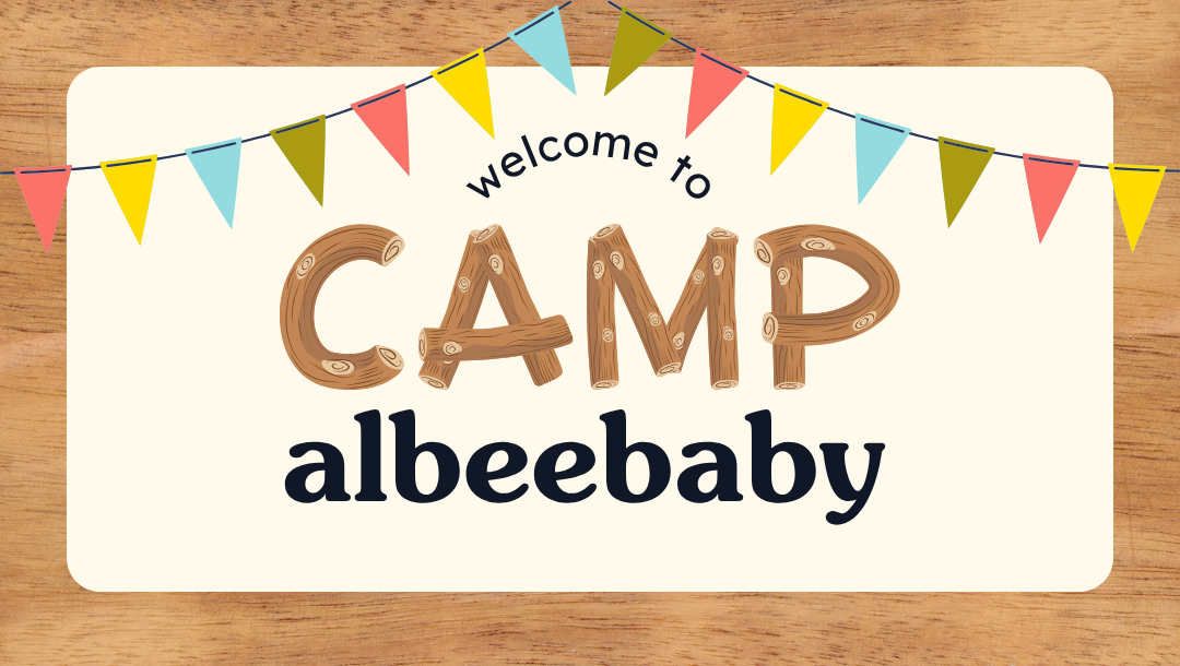Welcome to Camp Albee Baby Banner