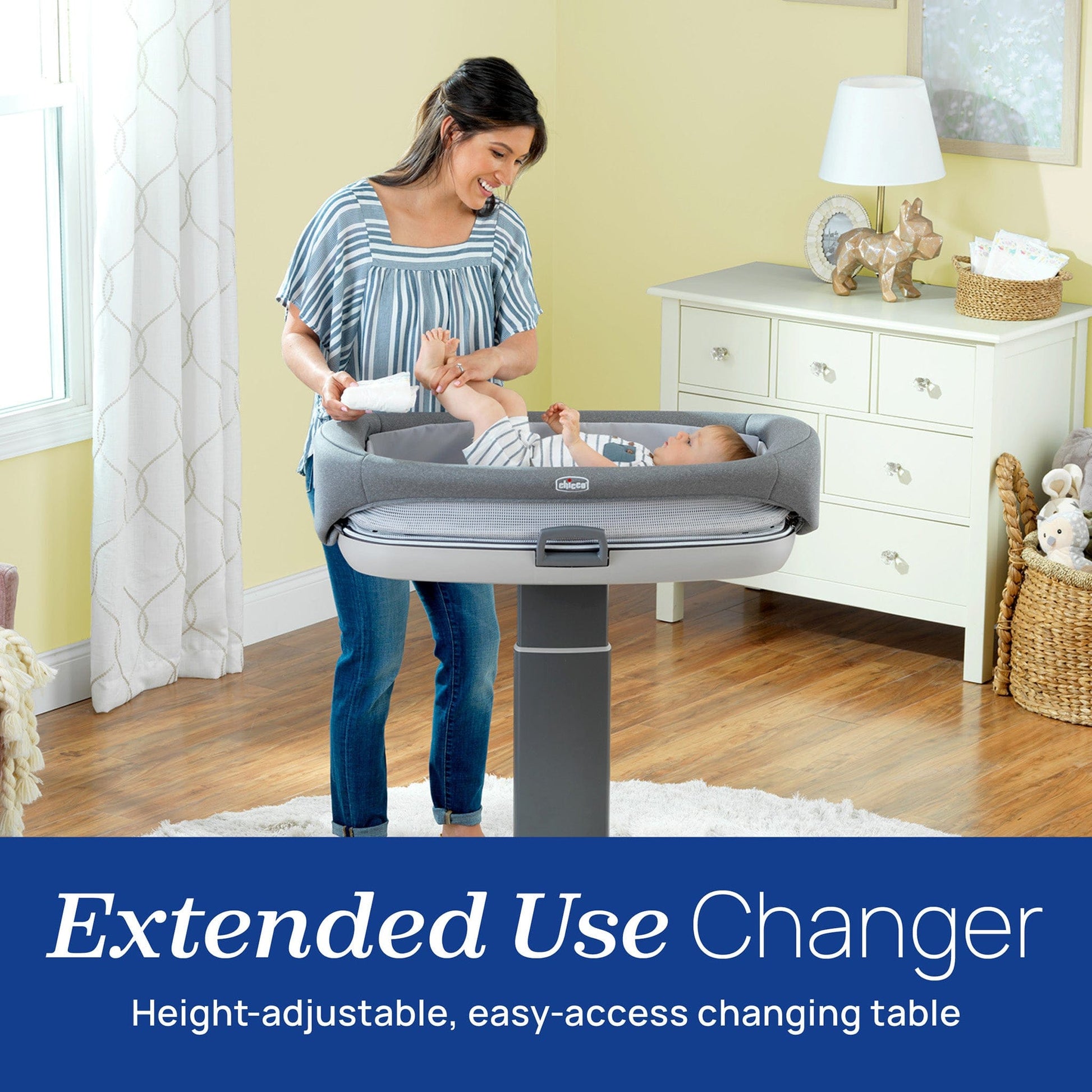 Chicco Close to You 3-in-1 Bedside Bassinet - Dove - 00079642010070