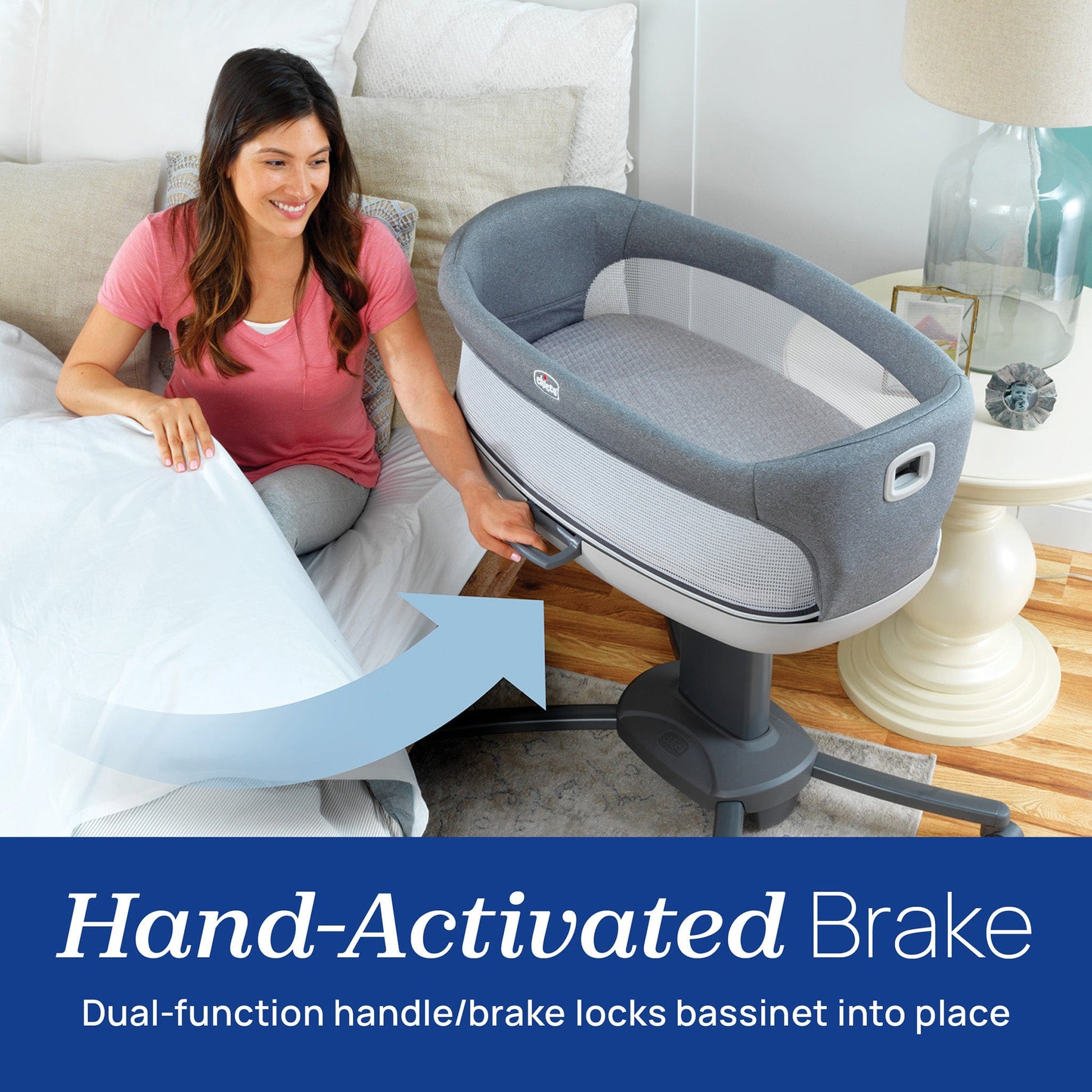 Chicco Close to You 3-in-1 Bedside Bassinet - Dove - 00079642010070