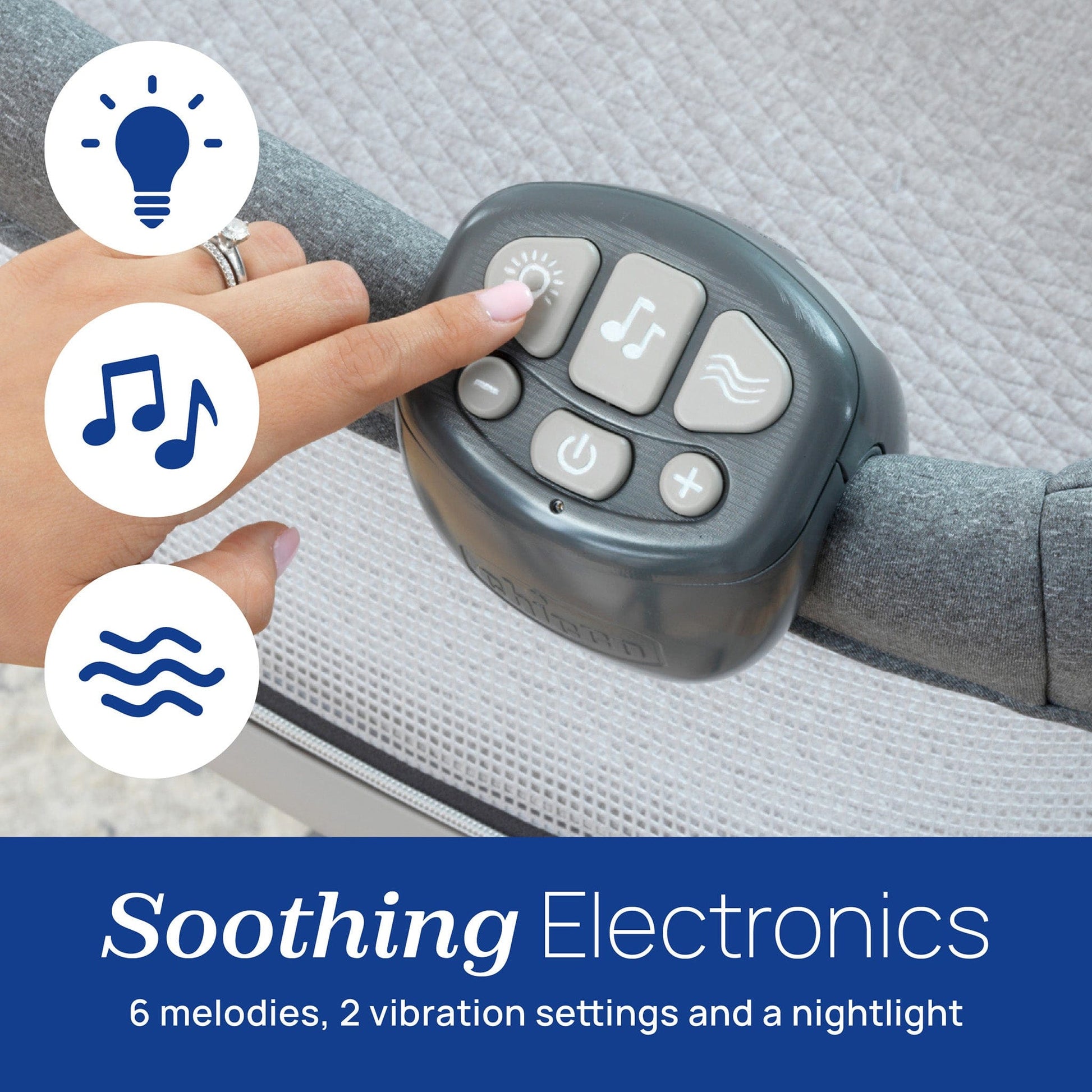 Chicco Close to You 3-in-1 Bedside Bassinet - Dove - 00079642010070