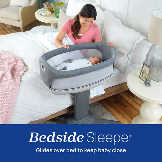 Chicco Close to You Bedside Bassinet - Oat - 00079642610070