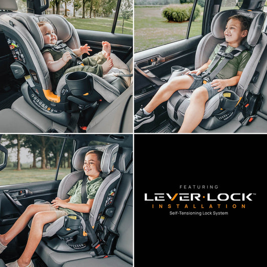 Chicco OneFit Max ClearTex All-in-One Convertible Car Seat - Ash