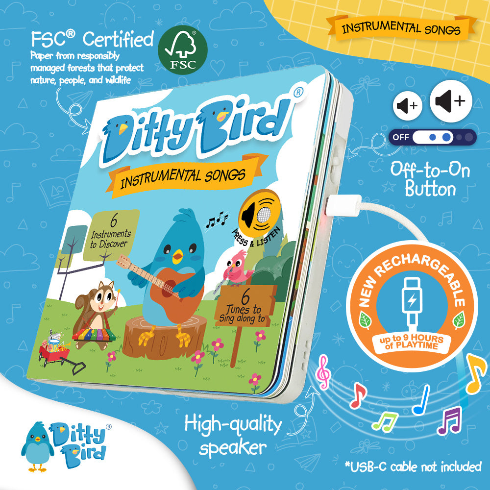 Ditty Bird Musical Books - Instrumental Songs