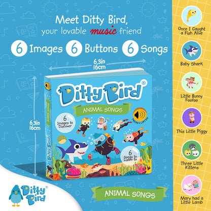 Ditty Bird Musical Books - Animal Songs