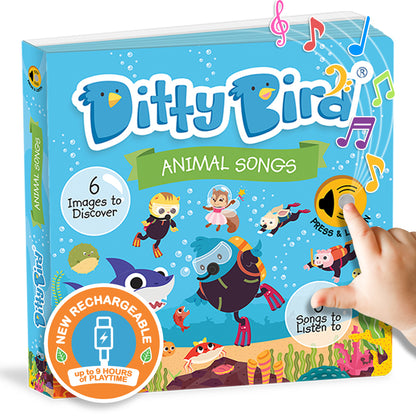 Ditty Bird Musical Books - Animal Songs