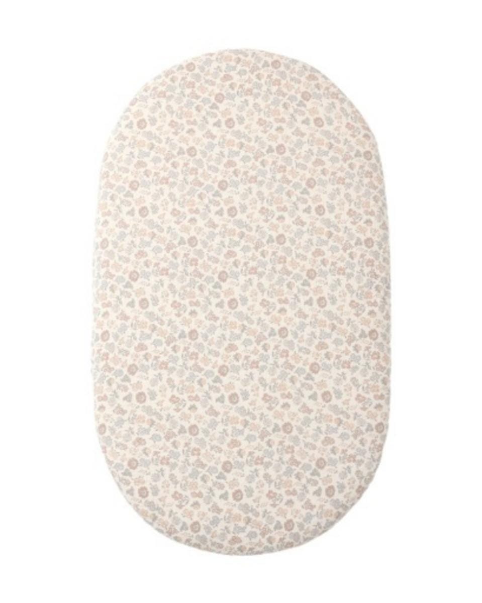 Quincy Mae Bassinet Crib Sheet Vintage Floral - Natural