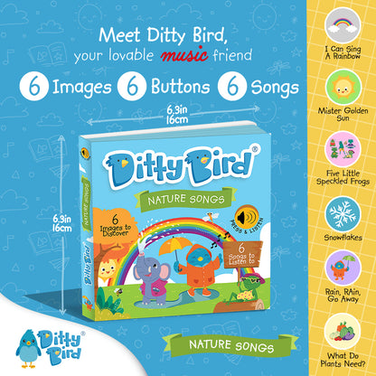Ditty Bird Musical Books - Nature Songs