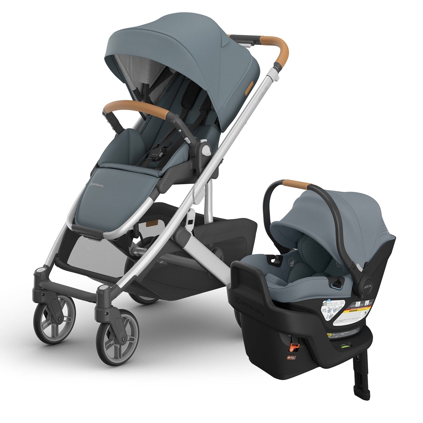 UPPAbaby Cruz V3 + Aria V2 Travel System Bundle - Callum / Callum - 0403-CRZ-NA-CLM-1002-ARI-US-CLM