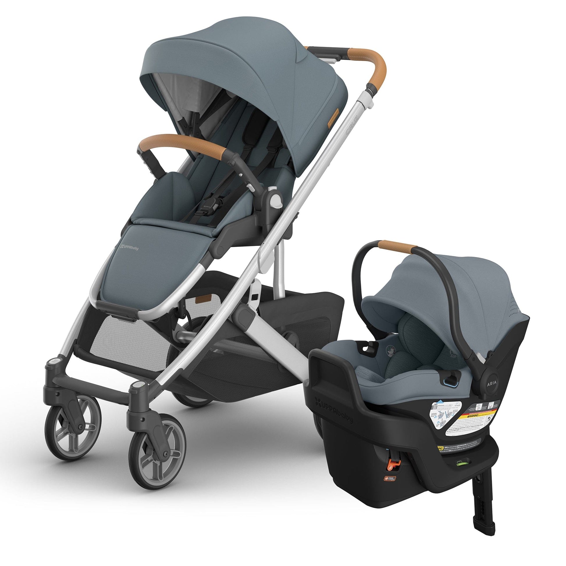 UPPAbaby Cruz V3 + Aria V2 Travel System Bundle - Callum / Callum - 0403-CRZ-NA-CLM-1002-ARI-US-CLM