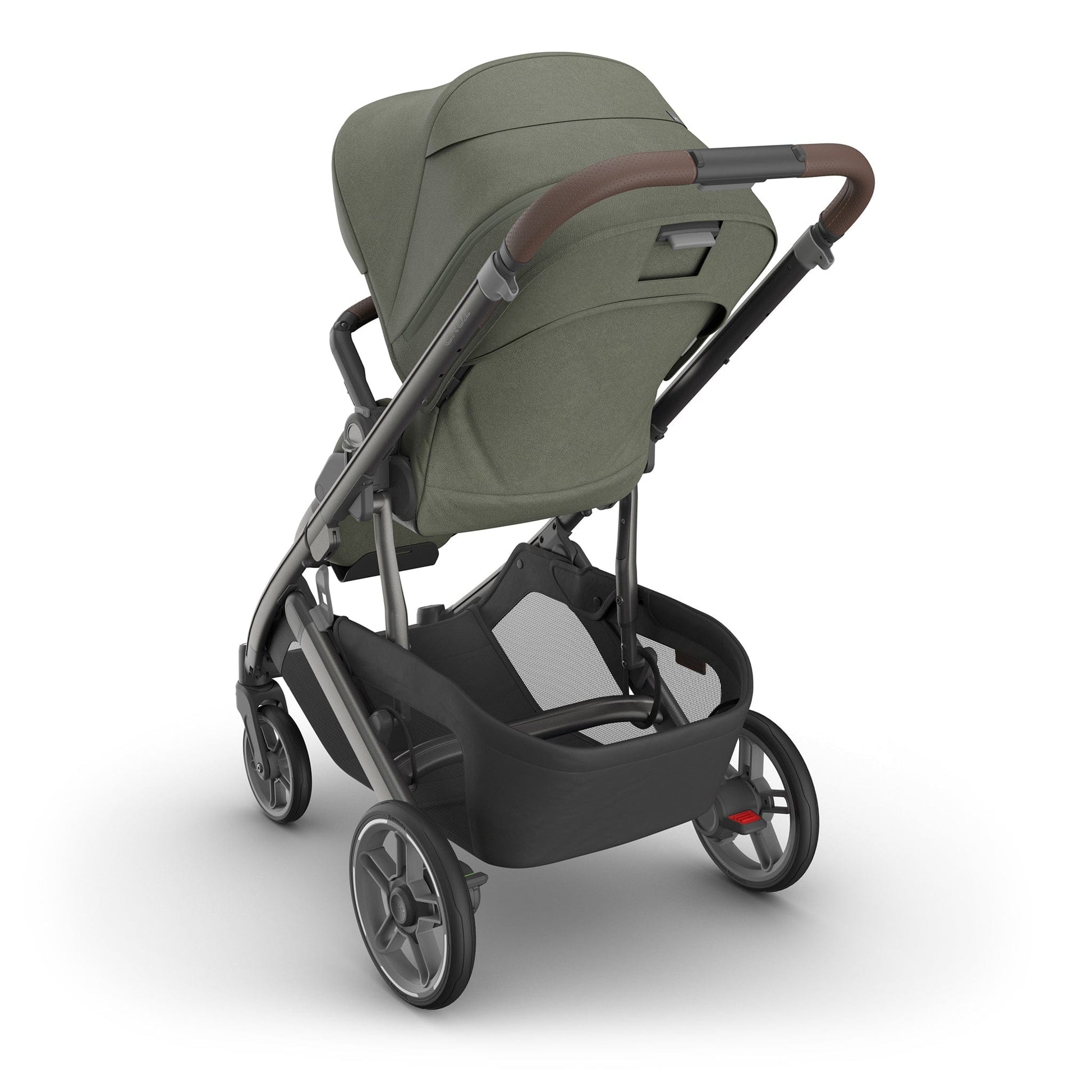 UPPAbaby Cruz V3 Stroller - Evelyn (Meadow Green / Graphite Frame / Chestnut Leather) - 0403-CRZ-NA-EVE