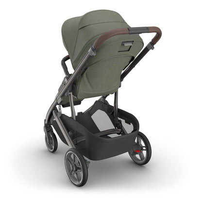 UPPAbaby Cruz V3 Stroller - Evelyn (Meadow Green / Graphite Frame / Chestnut Leather) - 0403-CRZ-NA-EVE