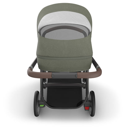 UPPAbaby Cruz V3 Stroller - Evelyn (Meadow Green / Graphite Frame / Chestnut Leather) - 0403-CRZ-NA-EVE
