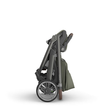 UPPAbaby Cruz V3 Stroller - Evelyn (Meadow Green / Graphite Frame / Chestnut Leather) - 0403-CRZ-NA-EVE