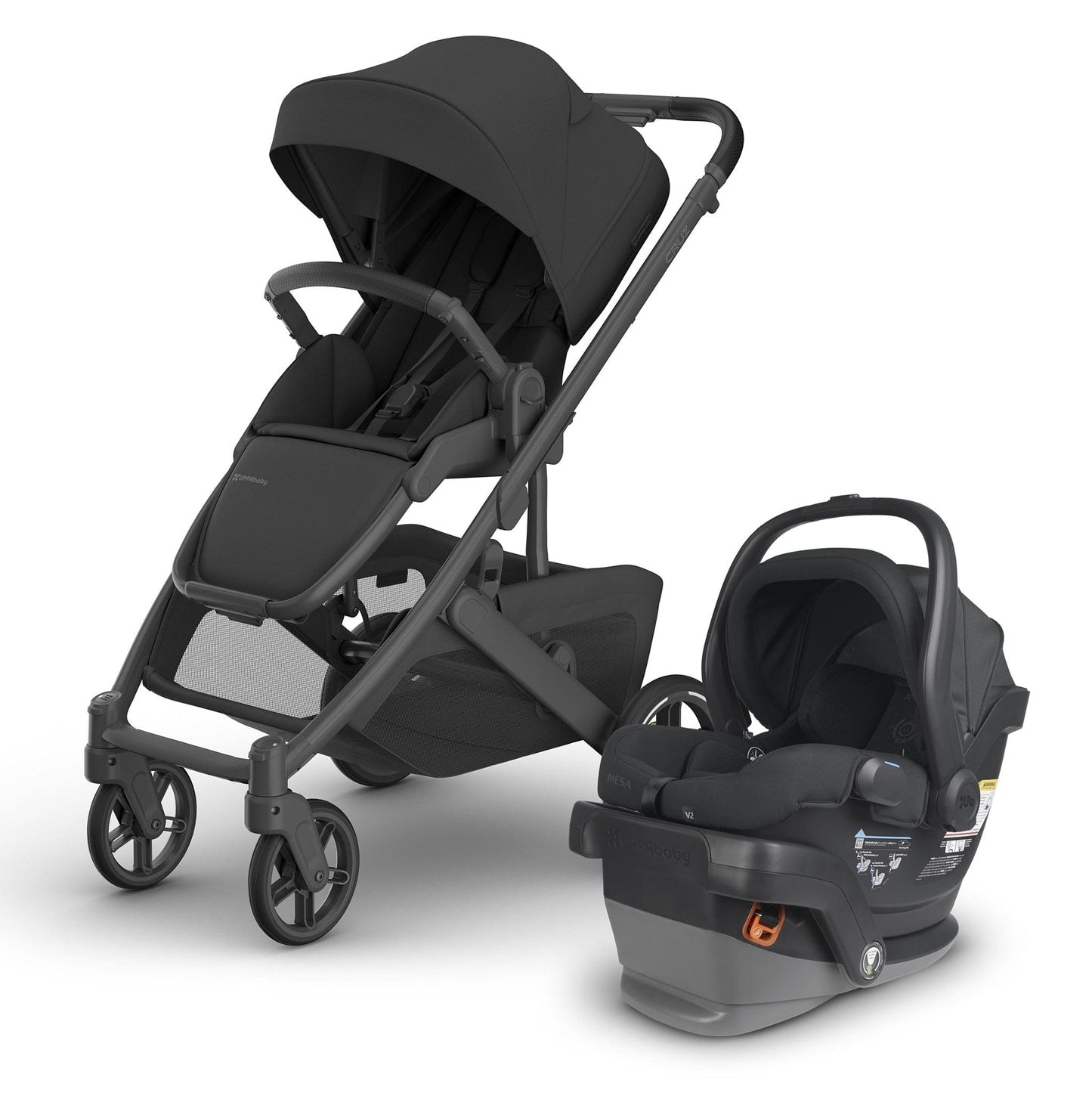 UPPAbaby Cruz V3 + Mesa V2 Travel System Bundle - Jake / Jake - 0403-CRZ-NA-JKE-1002-MSA-US-JKE