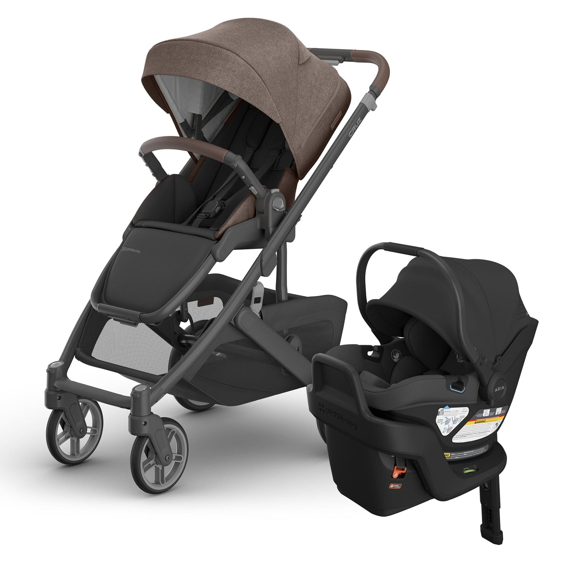 UPPAbaby Cruz V3 + Aria V2 Travel System Bundle - Owen / Jake - 0403-CRZ-NA-OWN-1002-ARI-US-JKE