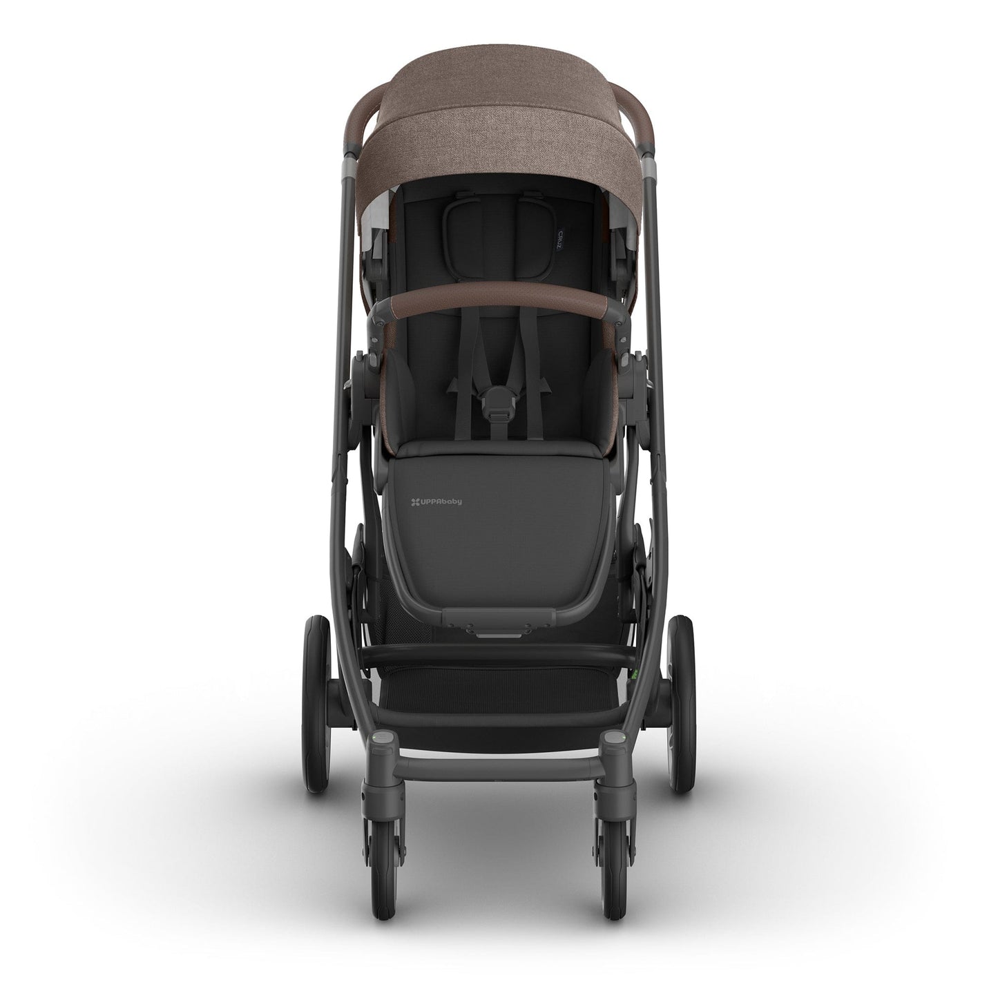 UPPAbaby Cruz V3 Stroller - Owen (Mocha Melange / Carbon Frame / Chestnut Leather) - 0403-CRZ-NA-OWN