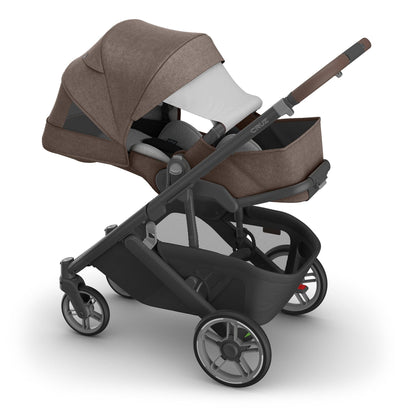 UPPAbaby Cruz V3 Stroller - Owen (Mocha Melange / Carbon Frame / Chestnut Leather) - 0403-CRZ-NA-OWN