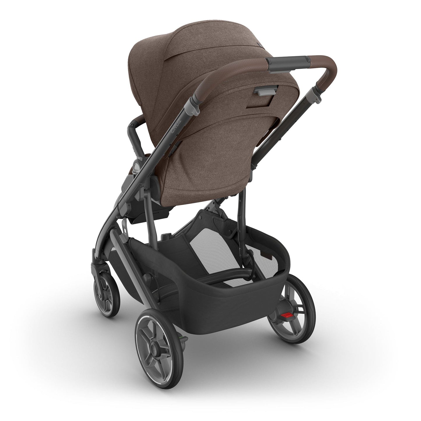UPPAbaby Cruz V3 Stroller - Owen (Mocha Melange / Carbon Frame / Chestnut Leather) - 0403-CRZ-NA-OWN