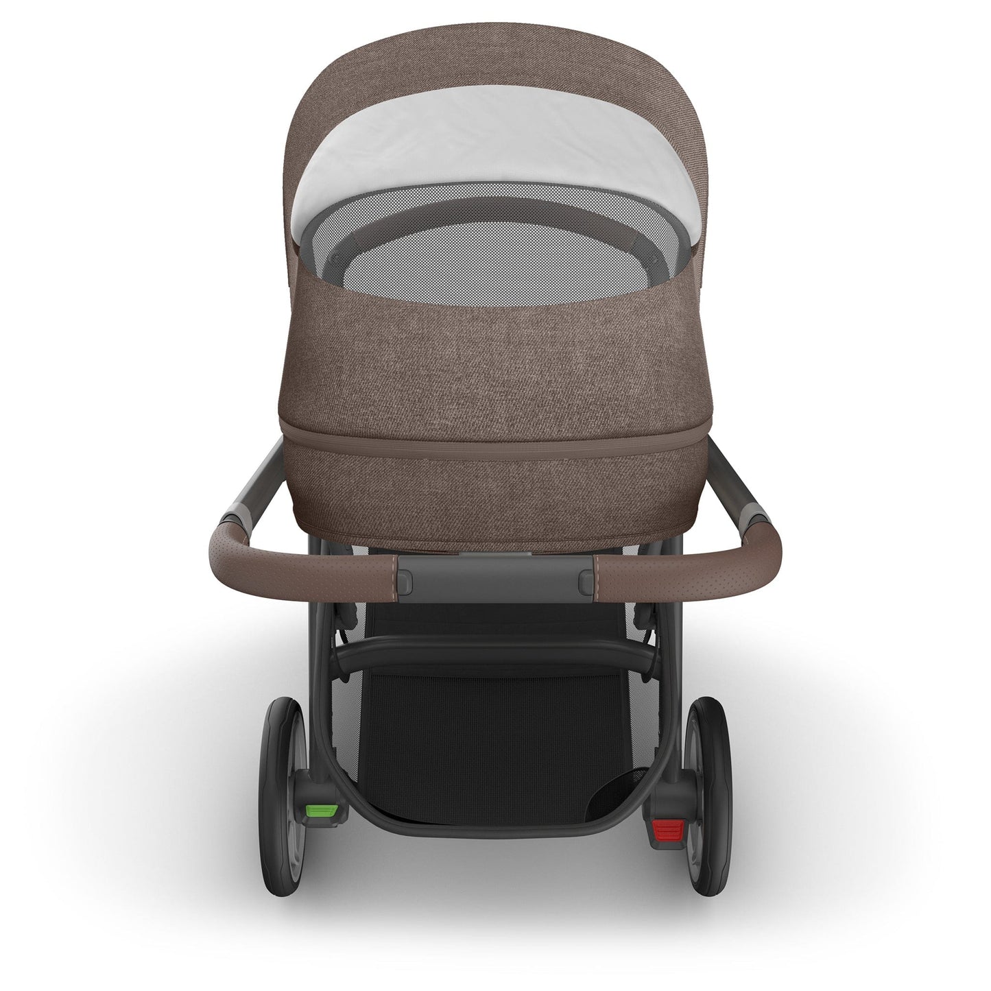 UPPAbaby Cruz V3 Stroller - Owen (Mocha Melange / Carbon Frame / Chestnut Leather) - 0403-CRZ-NA-OWN