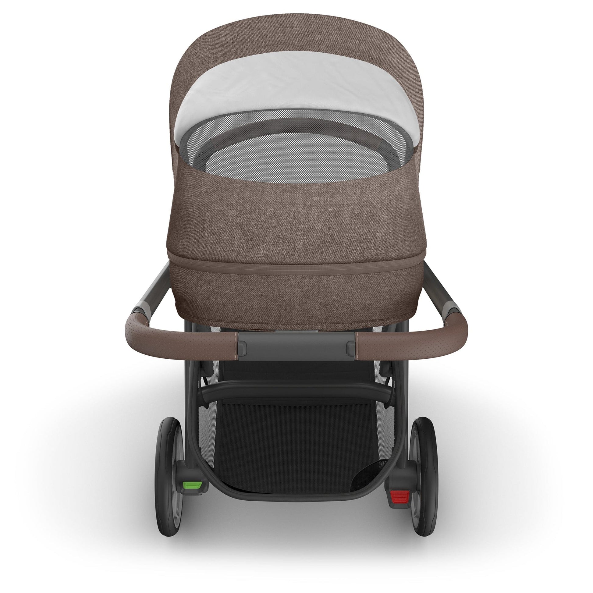 UPPAbaby Cruz V3 Stroller - Owen (Mocha Melange / Carbon Frame / Chestnut Leather) - 0403-CRZ-NA-OWN