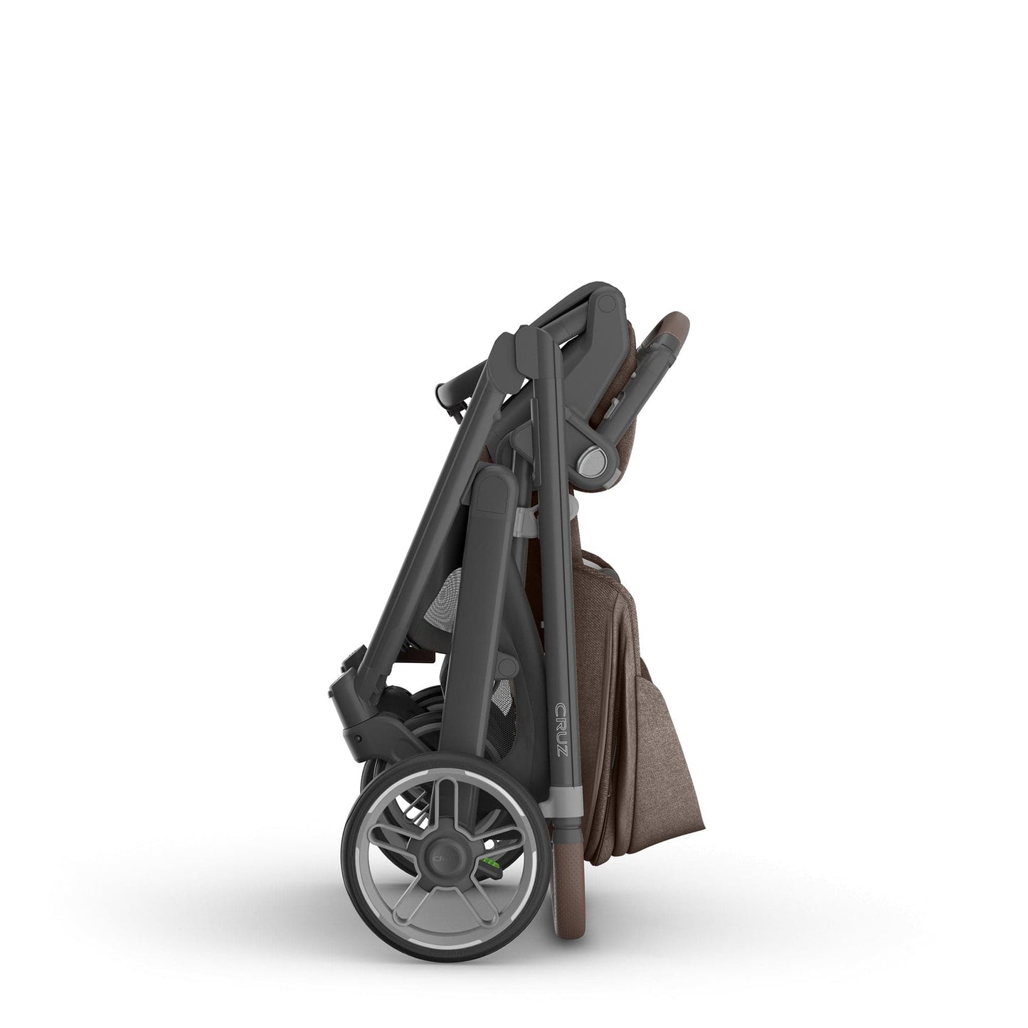 UPPAbaby Cruz V3 Stroller - Owen (Mocha Melange / Carbon Frame / Chestnut Leather) - 0403-CRZ-NA-OWN