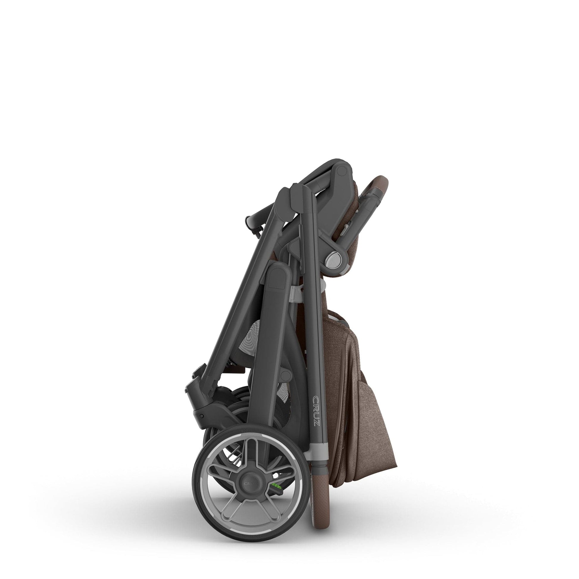 UPPAbaby Cruz V3 Stroller - Owen (Mocha Melange / Carbon Frame / Chestnut Leather) - 0403-CRZ-NA-OWN