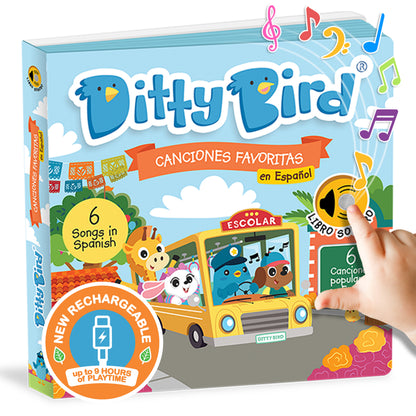 Ditty Bird Musical Books - Canciones Favoritas