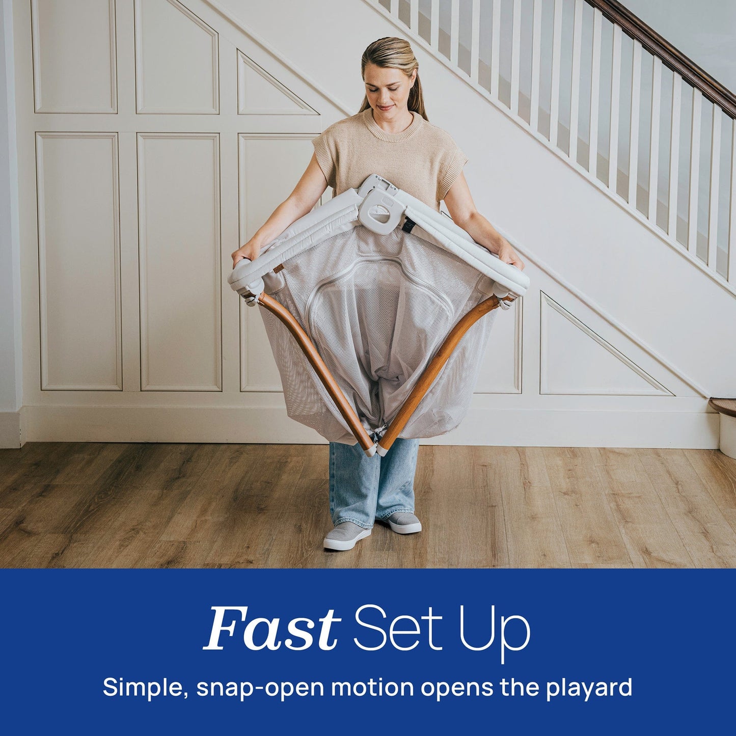 Chicco Alfa Lite Nest Lightweight Travel Playard - Serene - 05087318730070