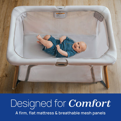 Chicco Alfa Lite Nest Lightweight Travel Playard - Serene - 05087318730070