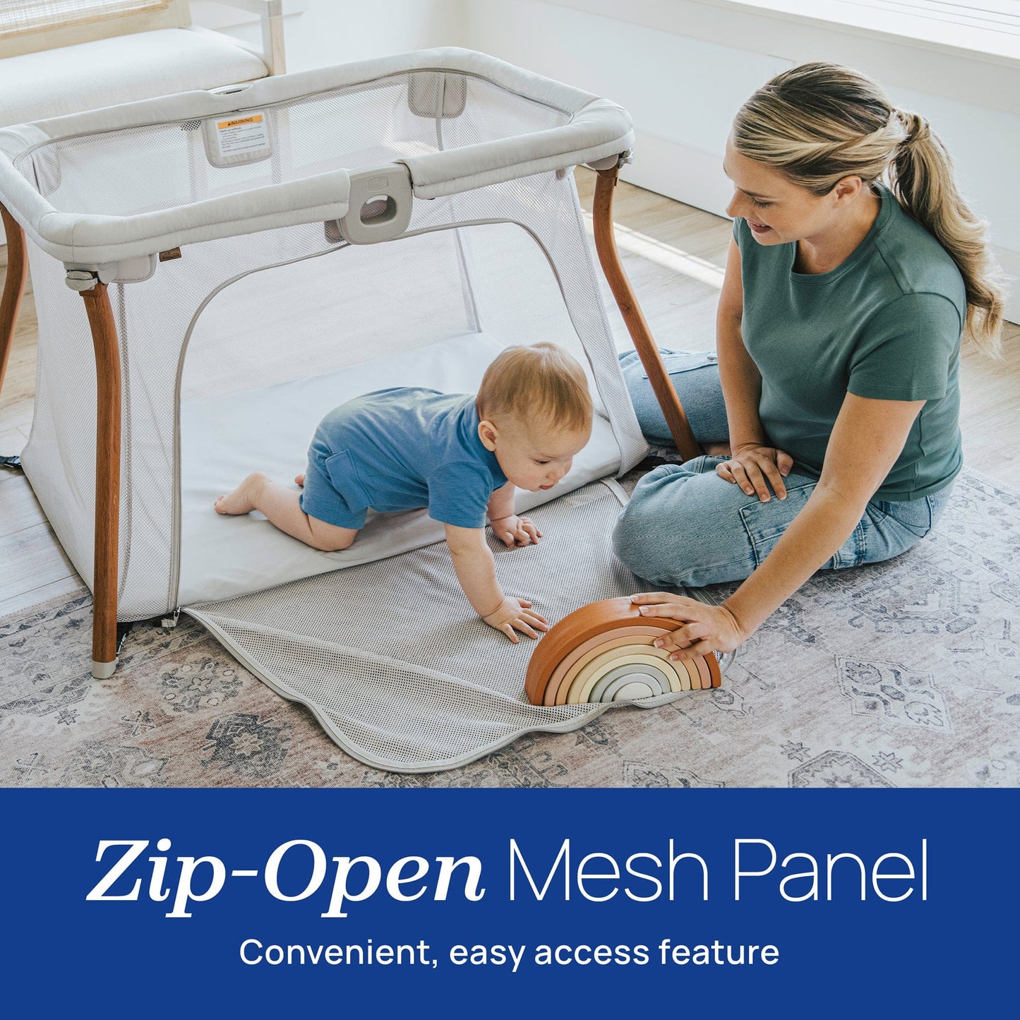 Chicco Alfa Lite Nest Lightweight Travel Playard - Serene - 05087318730070