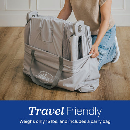 Chicco Alfa Lite Nest Lightweight Travel Playard - Serene - 05087318730070