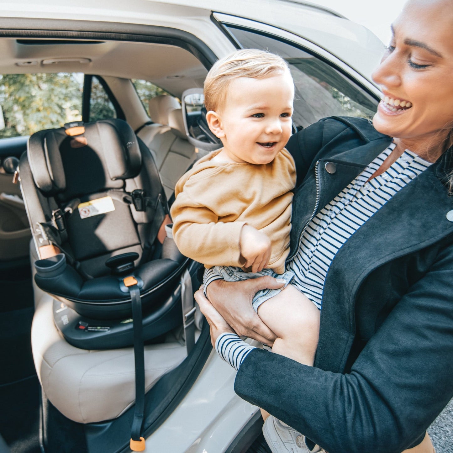 Chicco Fit360 Zip ClearTex Rotating Convertible Car Seat - Teak