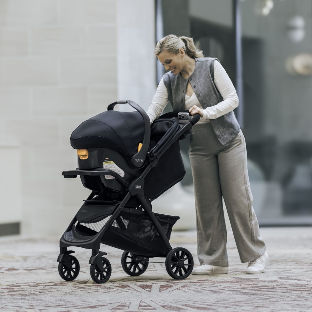 Chicco Bravino ClearTex Travel System - Moss