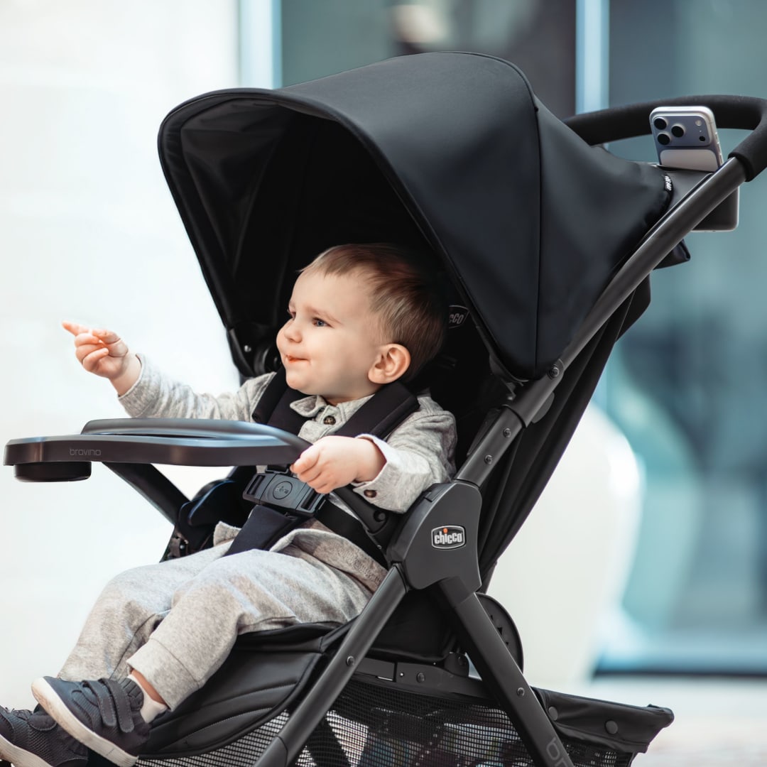Chicco Bravino ClearTex Travel System - Moss