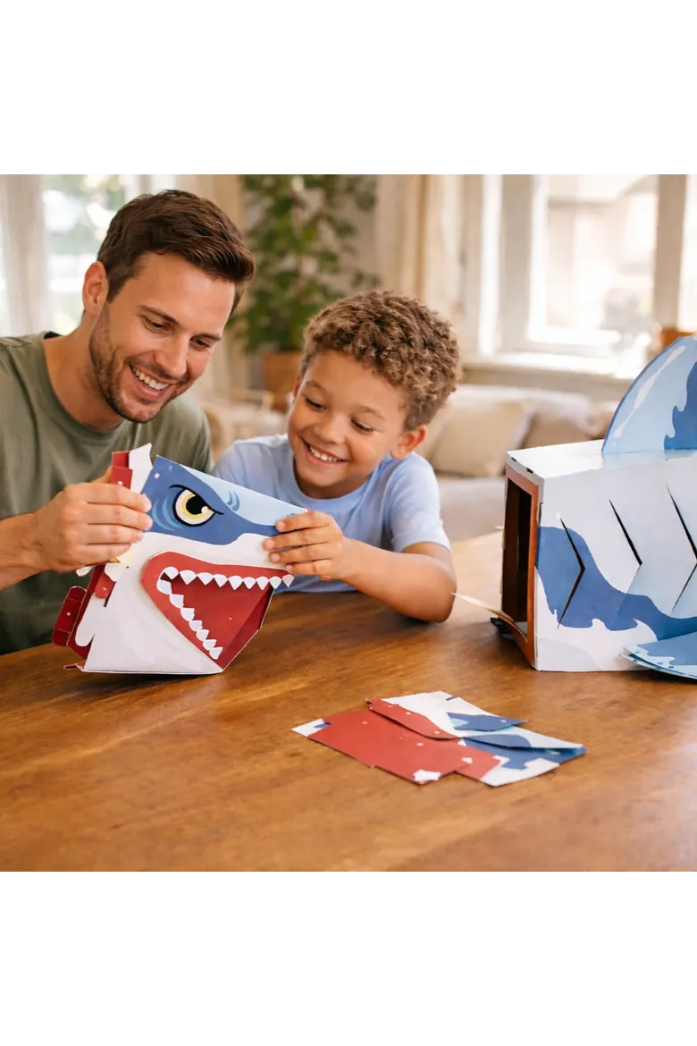 3D Paper Mask - Shark Mask