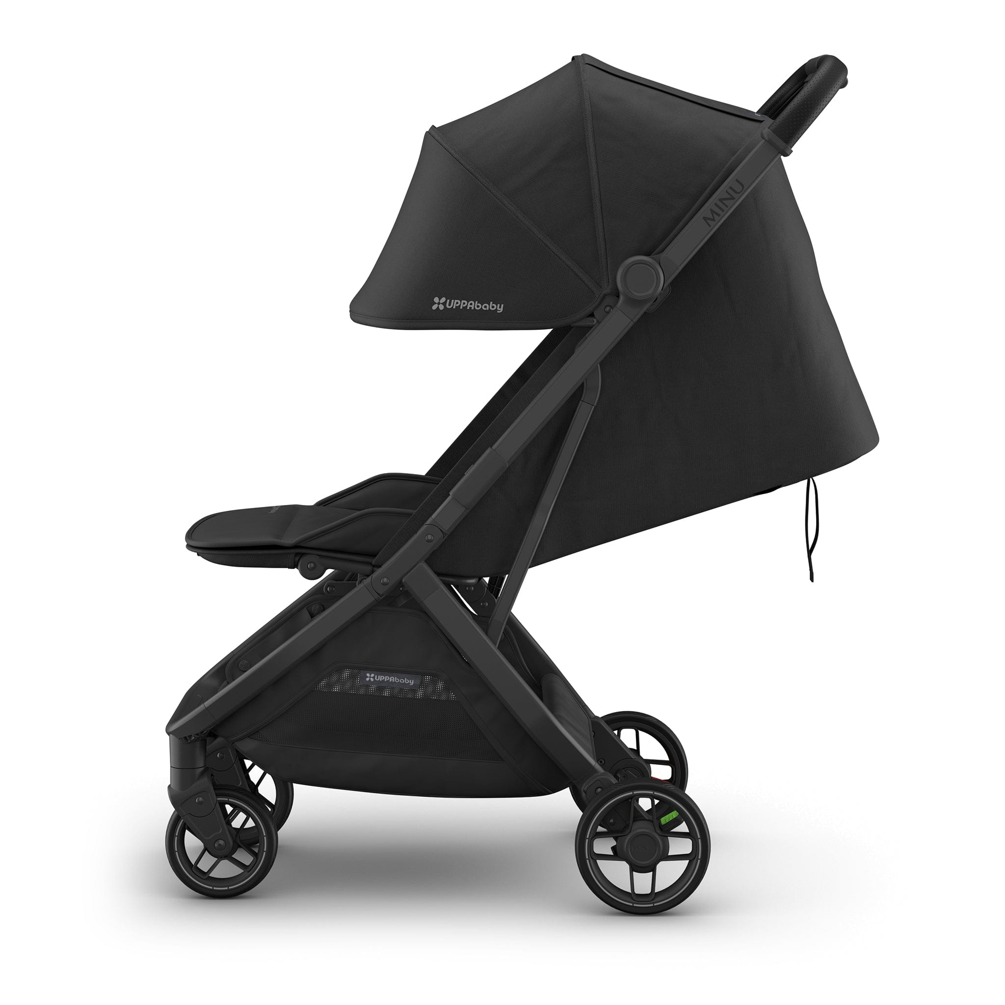 UPPAbaby Minu V3 Compact Stroller - Jake (Charcoal / Carbon Frame