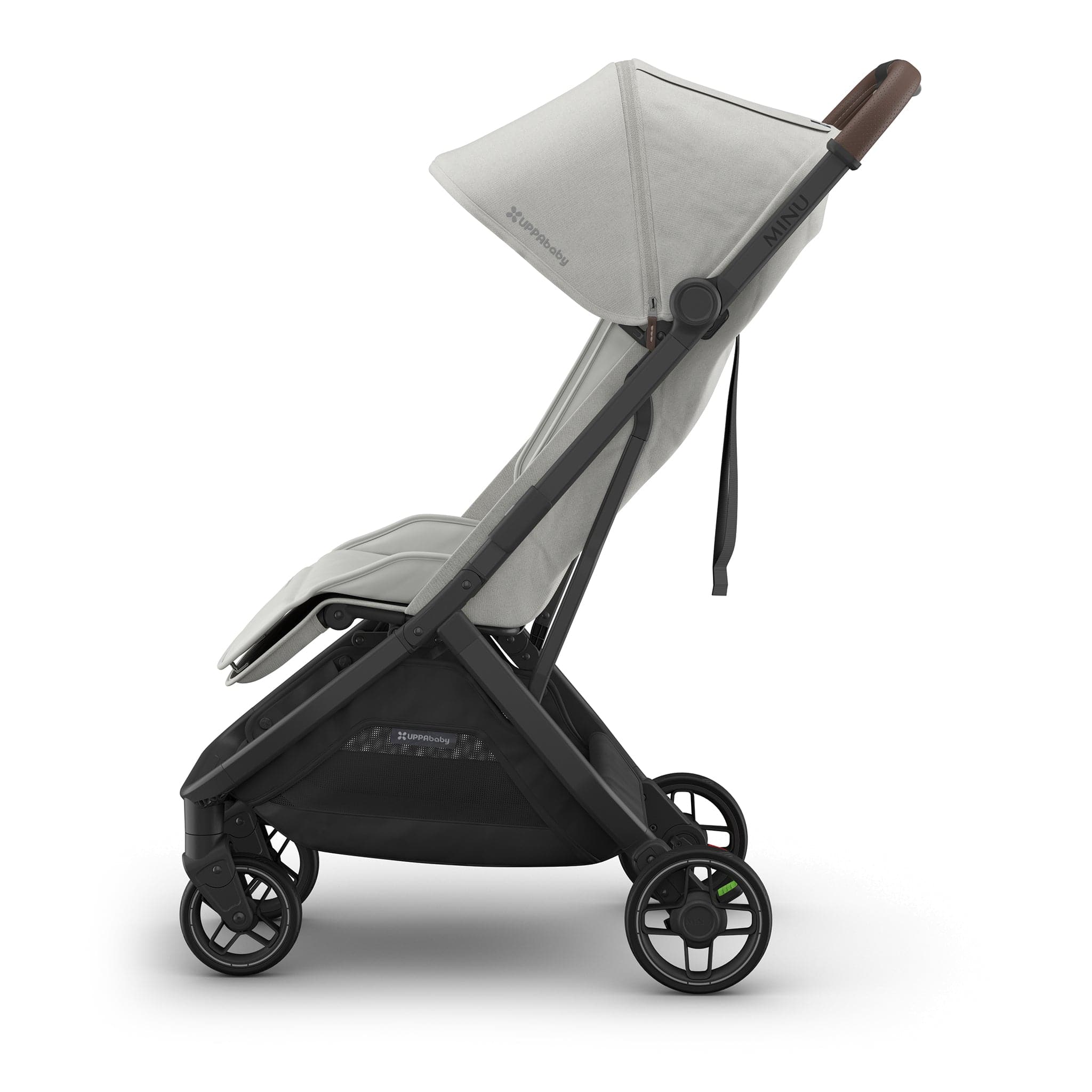 UPPAbaby Minu V3 Compact Stroller - Savannah (Pearl Gray Melange