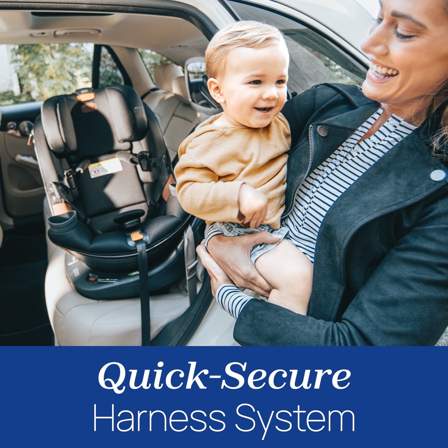 Chicco Fit360 Zip ClearTex Rotating Convertible Car Seat - Jet