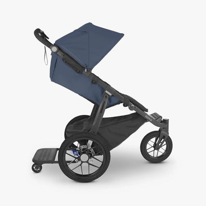 UPPAbaby Ridge Jogging Stroller + PiggyBack Ride-Along Bundle - Bryce (White / Carbon) - 1402-RDG-US-BRY-0901-RPB-WW